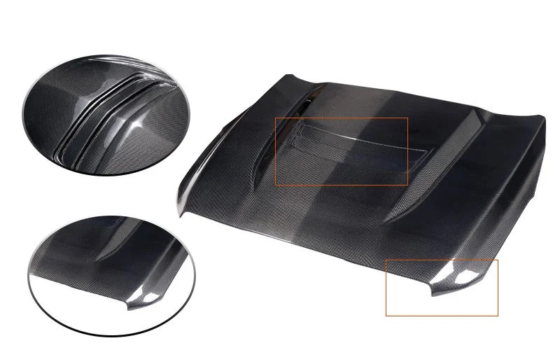 Engine Bonnet Cover Car Modify Parts Carbon Fiber Front Bonnet Hood for  ATS Engine Hoods 2014-2019